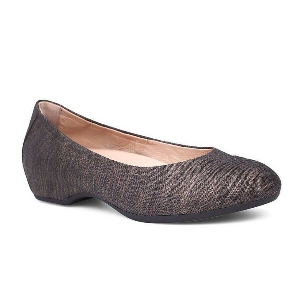 Dansko Women's Brown & Gold Flats